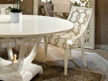 GOLD - Upholstered wooden chair by CASA +39 - view 2